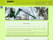 Tablet Screenshot of endres-lighting.de
